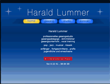 Tablet Screenshot of harald-lummer.de
